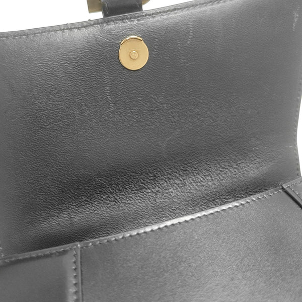 Hourglass S Calfskin Black