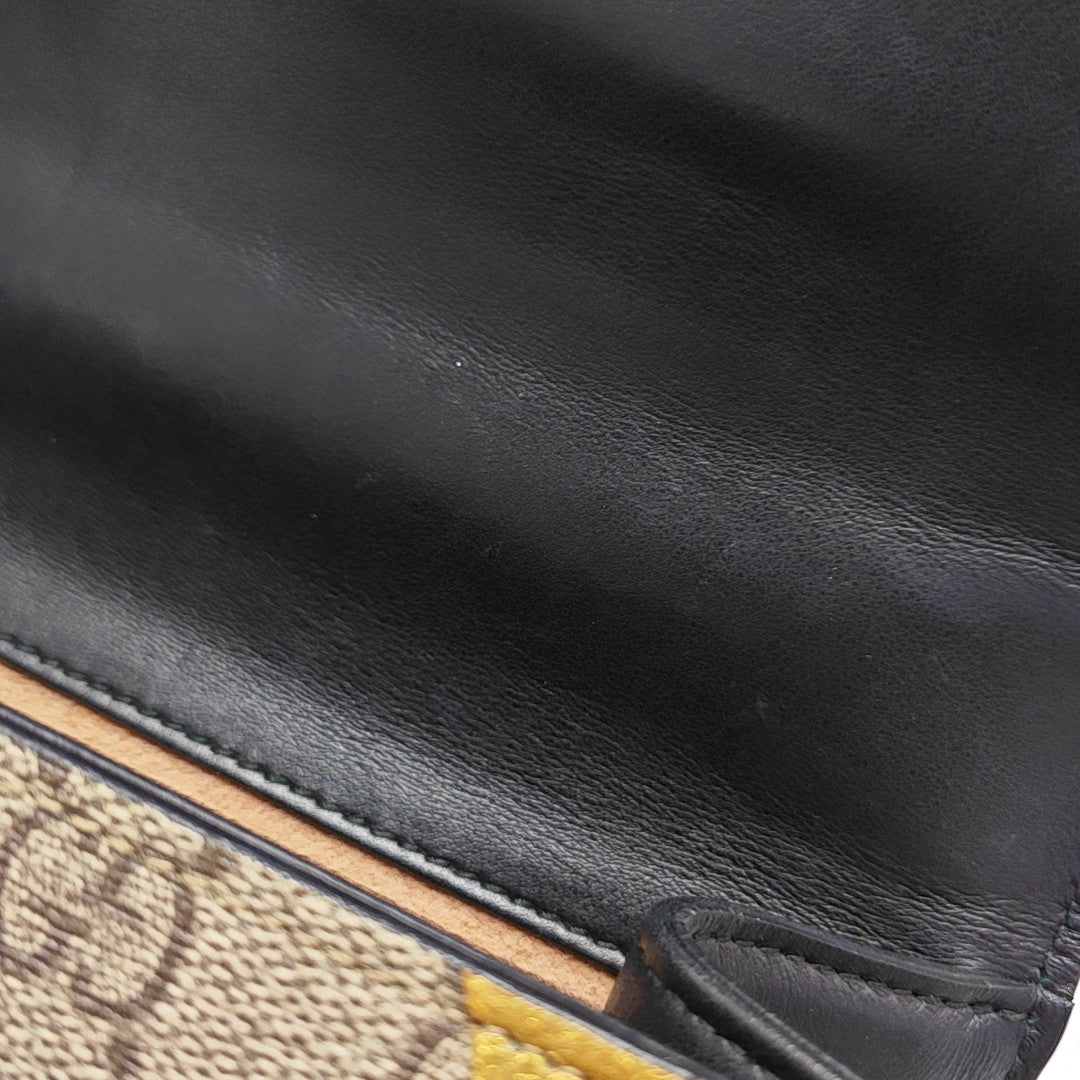 Padlock Small Monogram Coated Canvas Beige