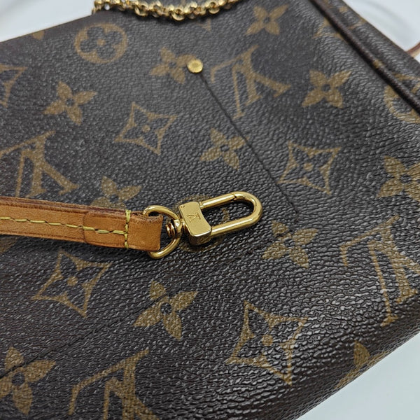 FAVORITE MM Monogram Coated Canvas Brown