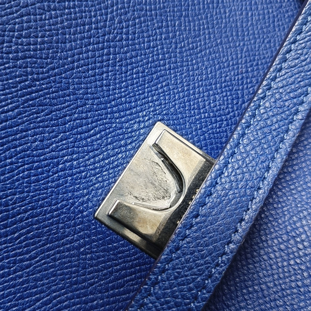 BELT Micro Calfskin Blue