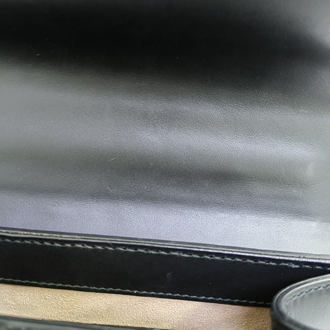 Padlock Small Calfskin Black