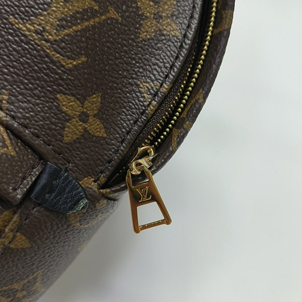 PALM SPRINGS Mini Monogram Coated Canvas Brown
