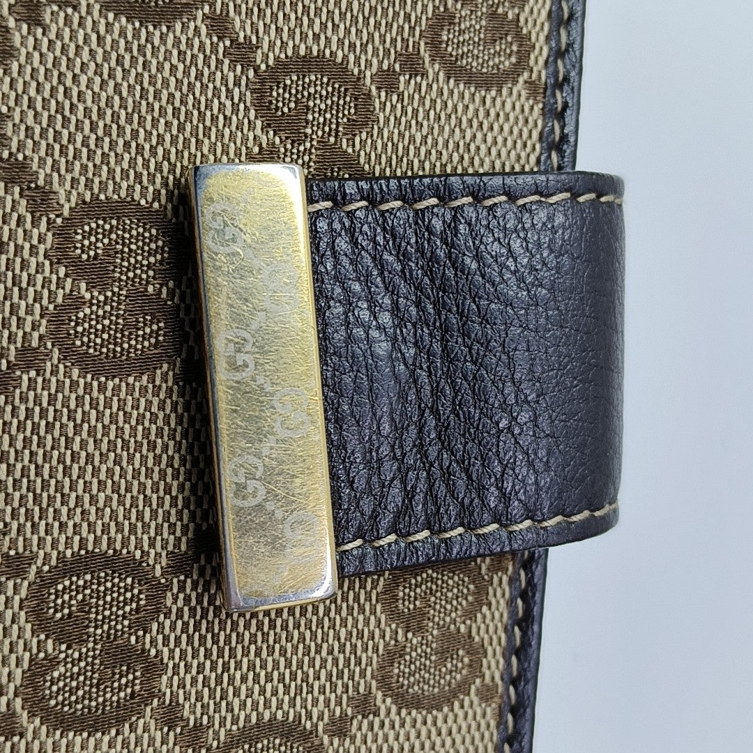 Monogram Canvas Wallet Brown