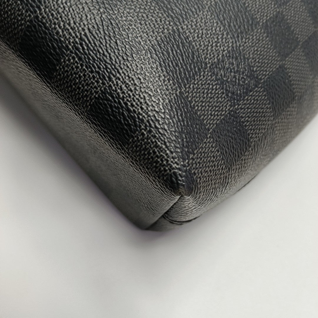 7 DAYS A WEEK Damier Graphite Coated Canvas Gray