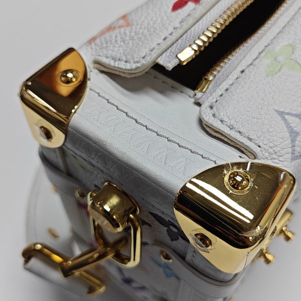 LV × TM SIDE TRUNK MM Monogram Calfskin White