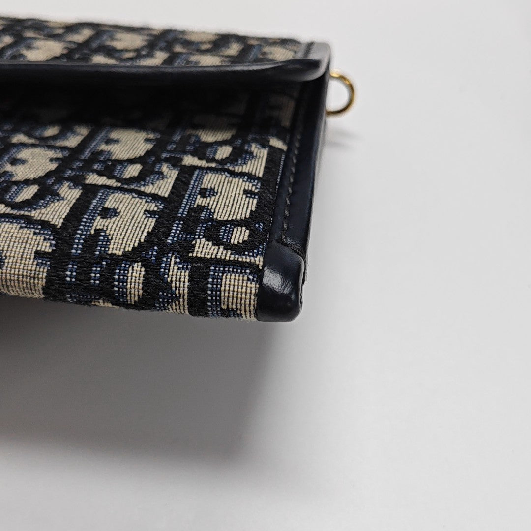 30 Montaigne Oblique Canvas Blue