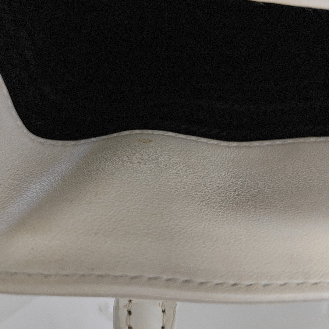 Calfskin Tote Bag Small White