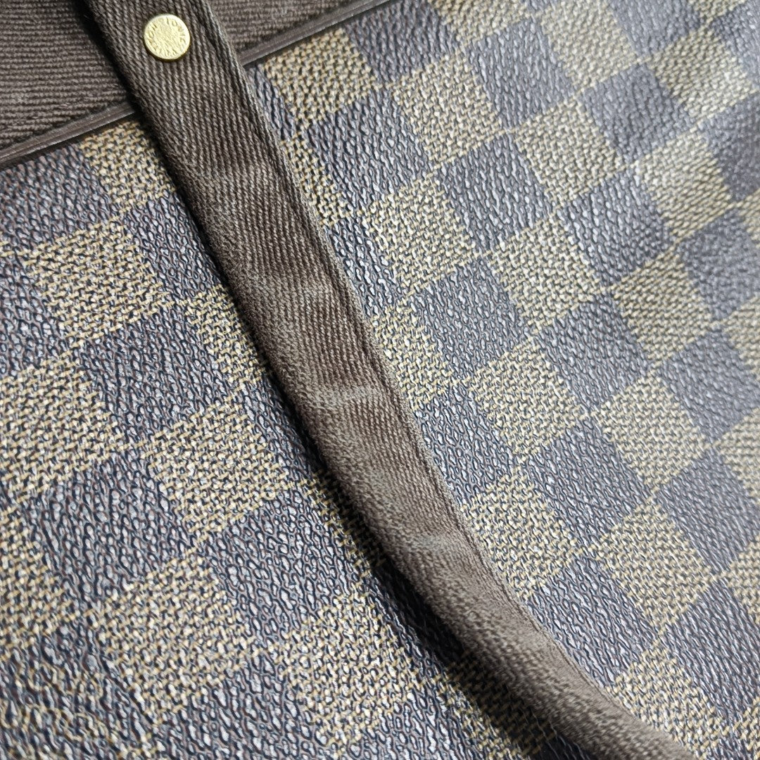 VINTAGE BEAUBOURG Damier Ebene Coated Canvas Brown