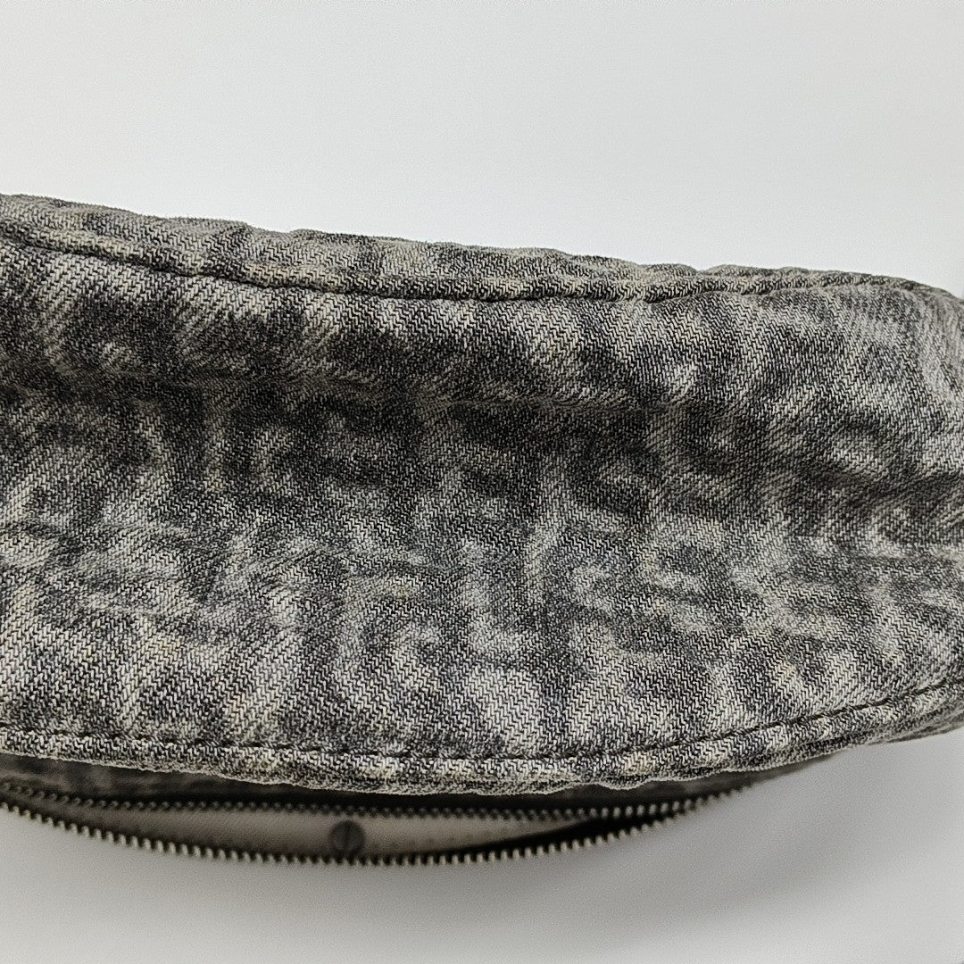 Fabric Shoulder Bag Mini Gray