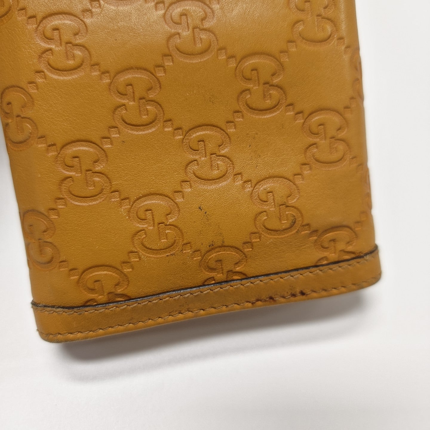 Monogram Calfskin Wallet Yellow