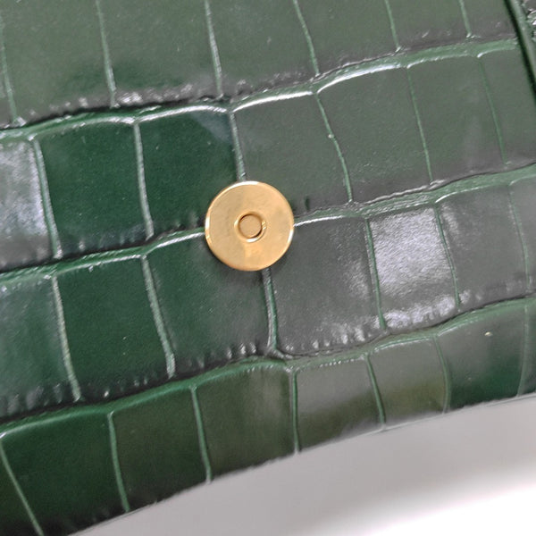 Hourglass S Calfskin Green