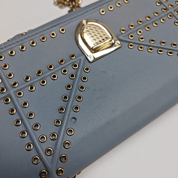 Diorama Small Calfskin Blue