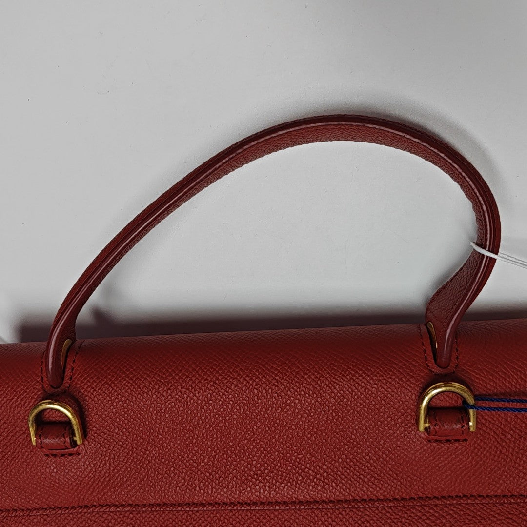 BELT Micro Calfskin Red
