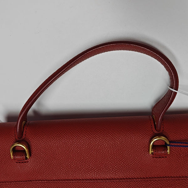 BELT Micro Calfskin Red