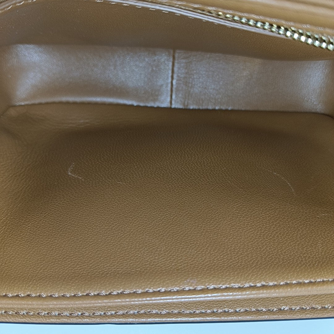 TRIOMPHE Small Coated Canvas Brown
