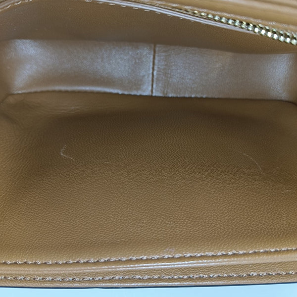 TRIOMPHE Small Coated Canvas Brown