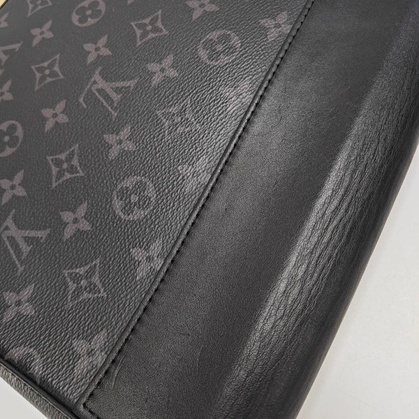 STEAMER Monogram Coated Canvas Black