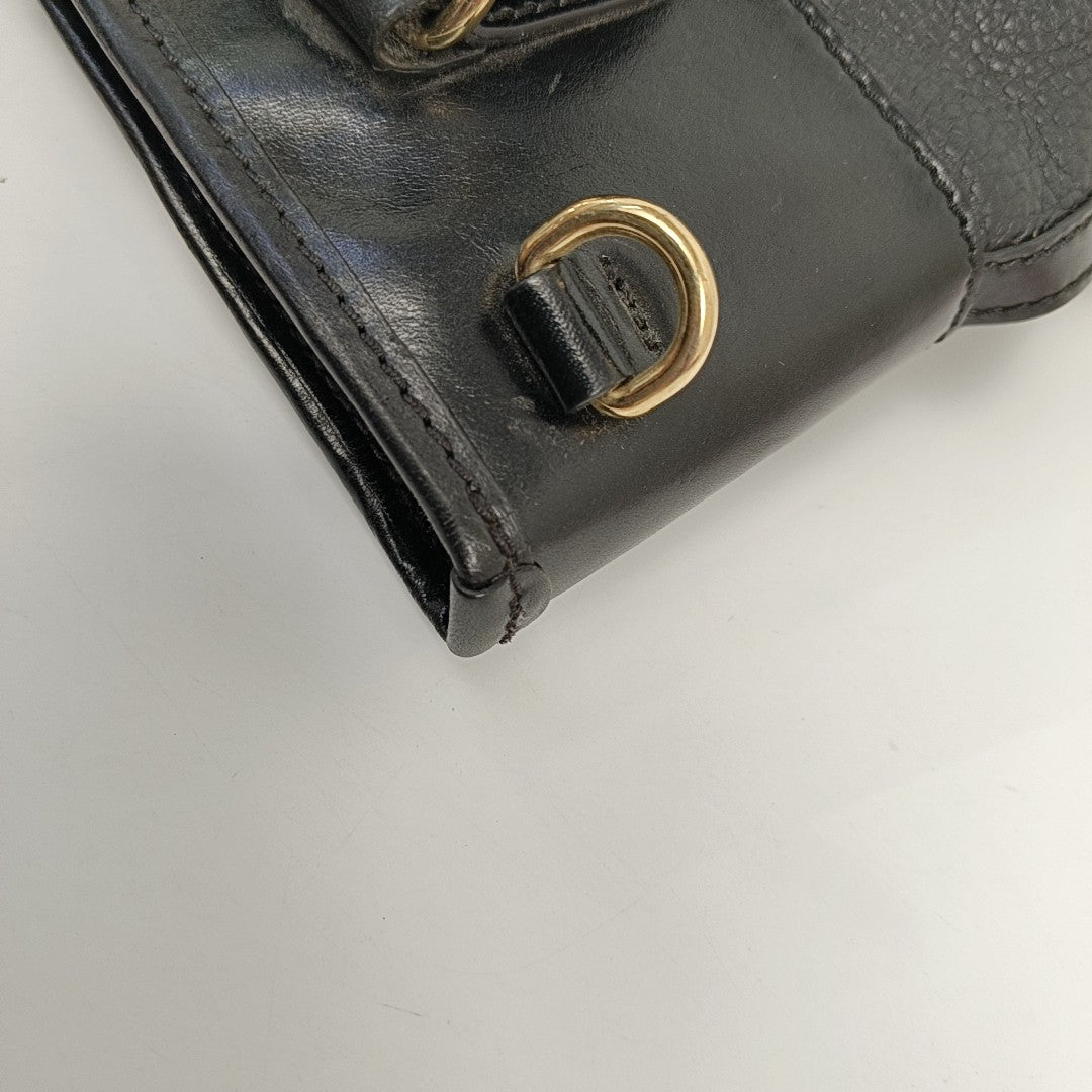 Calfskin Tote Bag Small Black