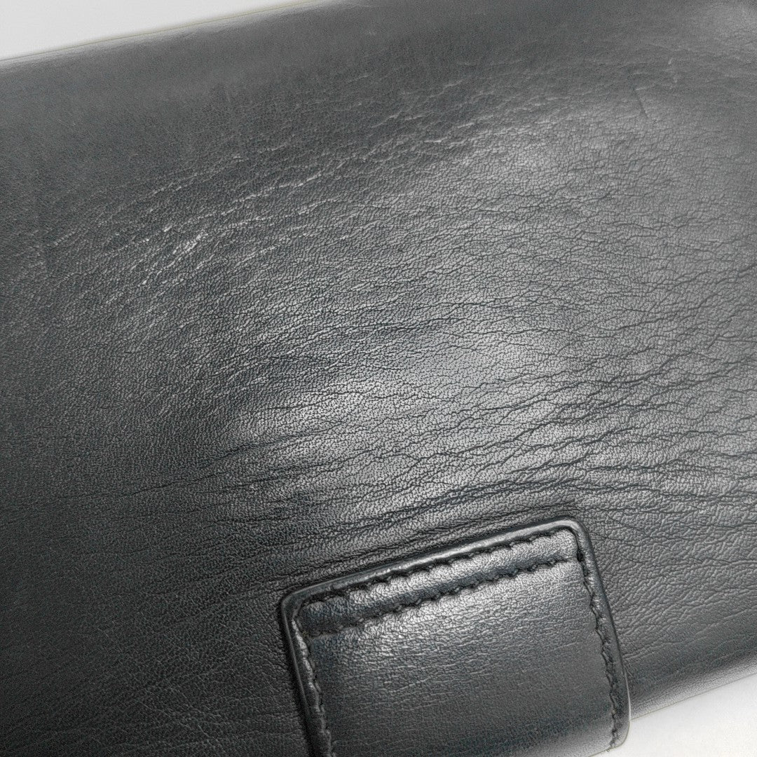 Calfskin Crossbody Bag Black