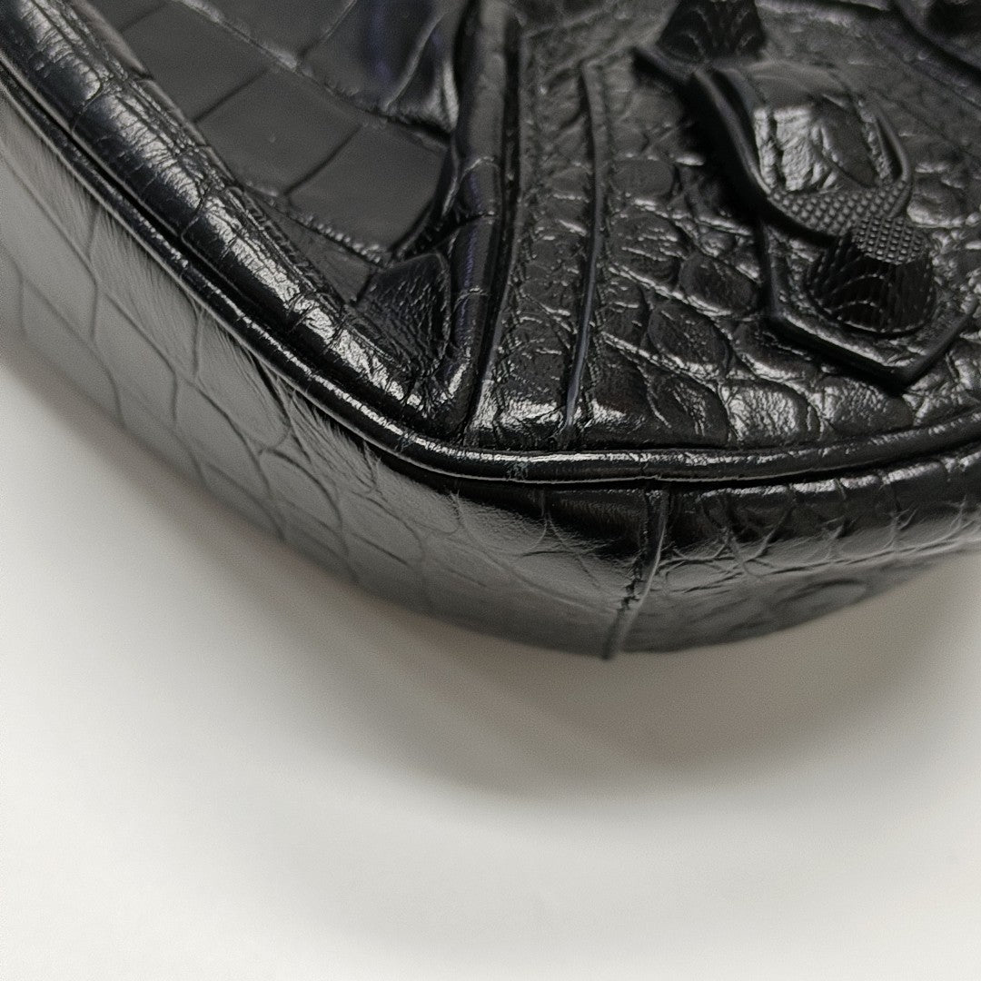 Le Cagole Small Calfskin Black