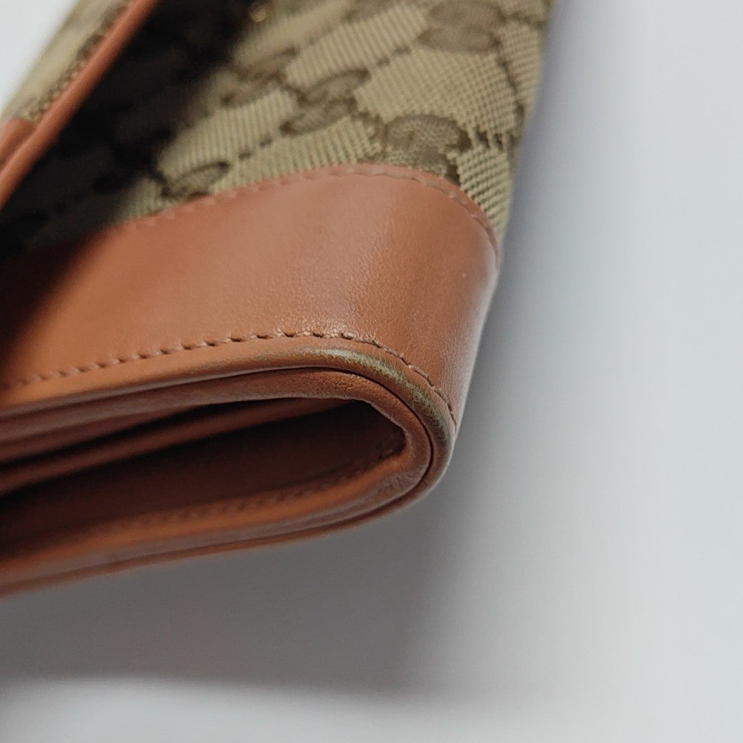 Monogram Canvas Wallet Brown