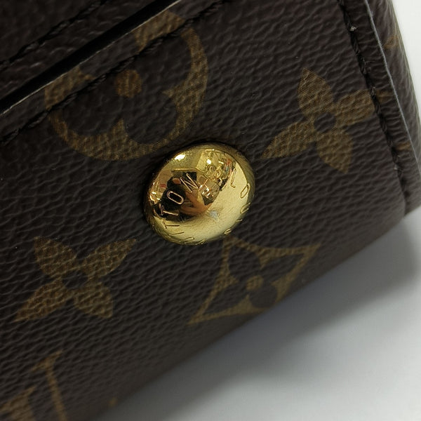 CLUNY MM Monogram Coated Canvas Brown