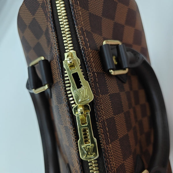 SPEEDY 25 Damier Ebene Coated Canvas Brown