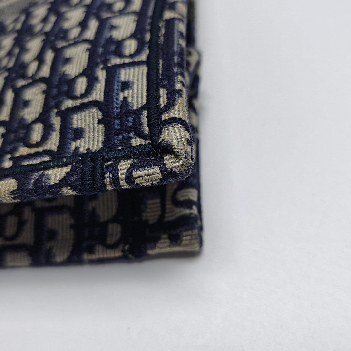 Book Tote Large Oblique Canvas Blue
