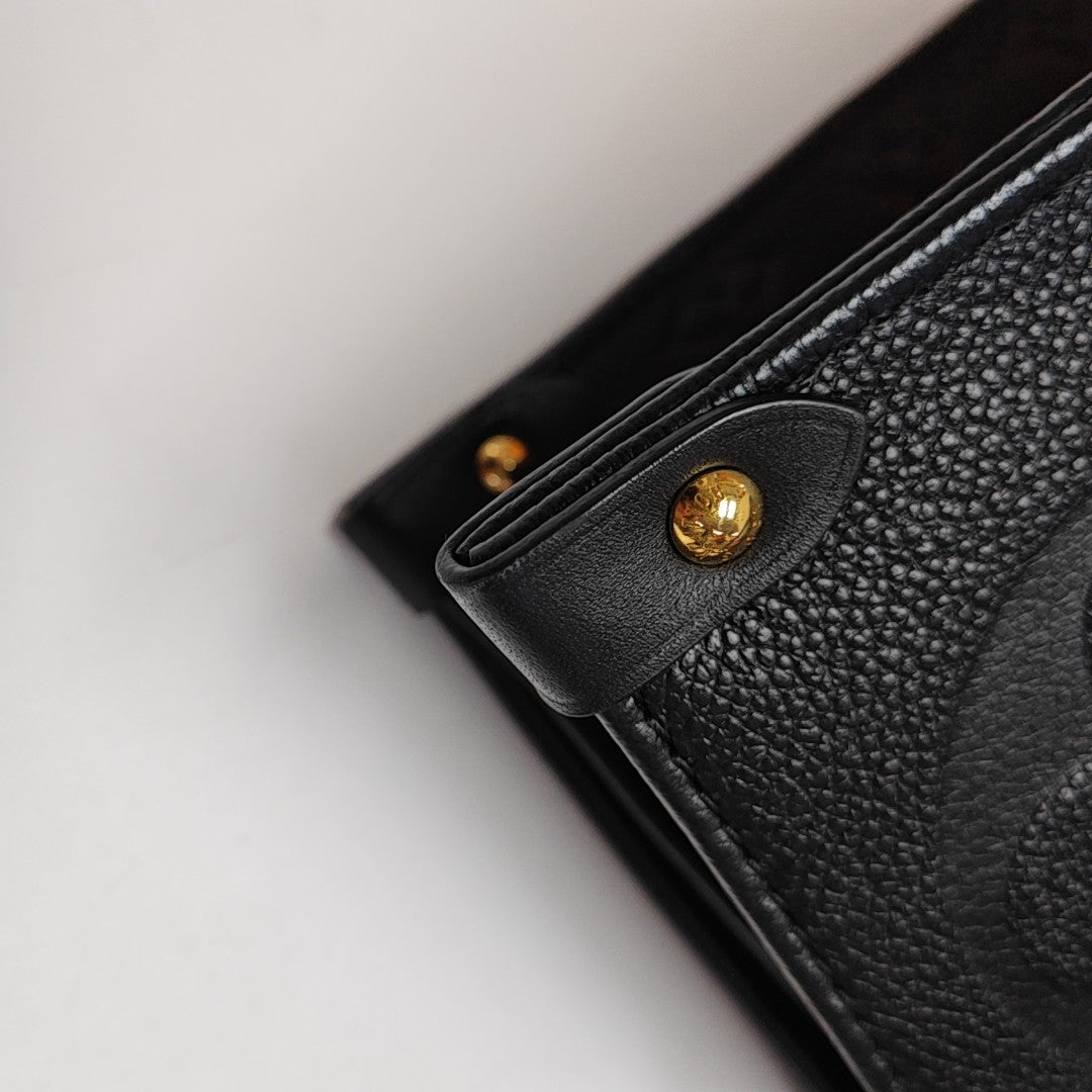 ONTHEGO GM Monogram Calfskin Black