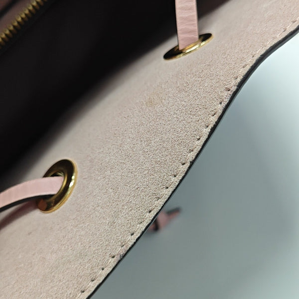 NÉONOÉ MM Monogram Coated Canvas Brown