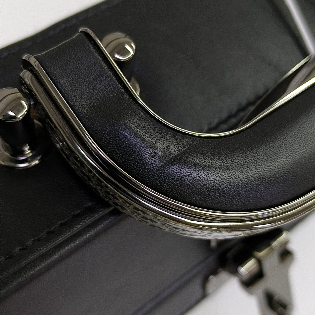 Lock Oblique Canvas Blue