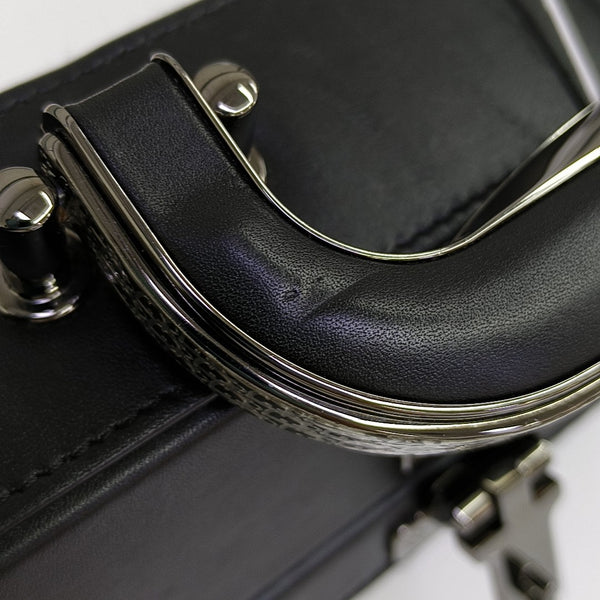 Lock Oblique Canvas Blue