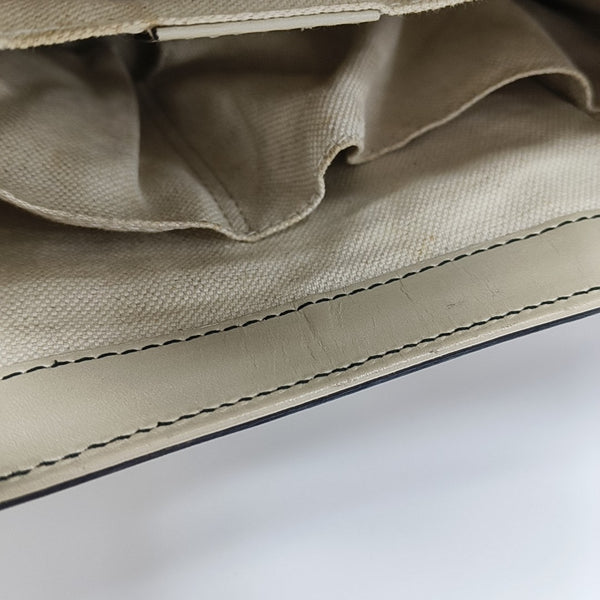 Emily Chain Monogram Canvas Beige