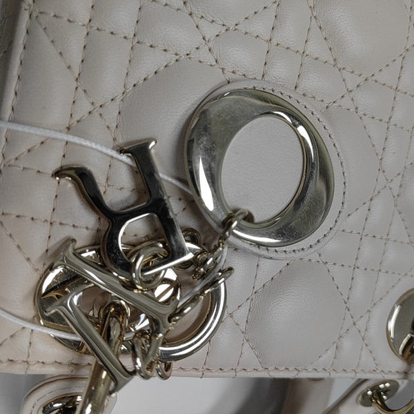 Lady Dior Mini Cannage Lambskin Pink