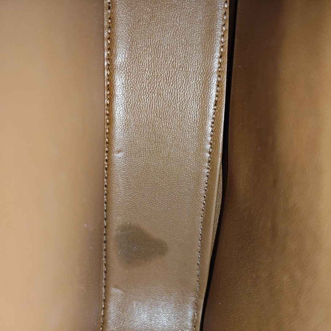 TRIOMPHE Small Coated Canvas Brown