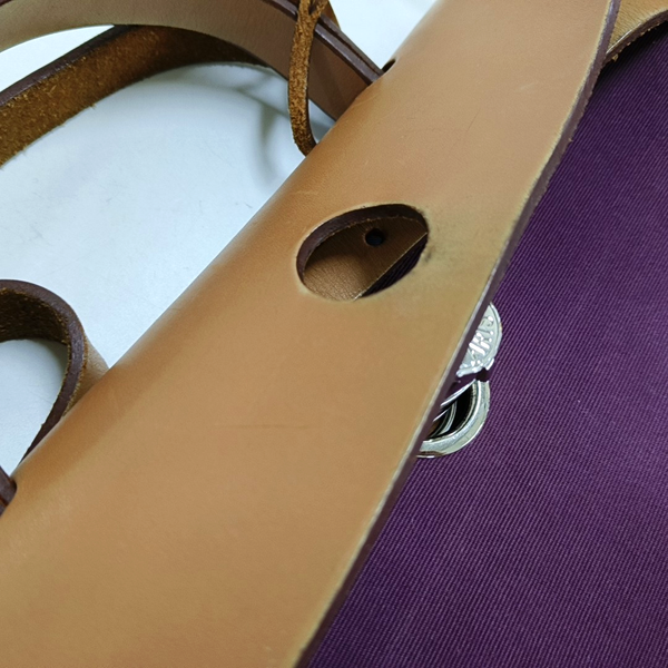 Authenticated pre-owned  Herbag 31 Canvas Purple - Shoulder Bag at Looply