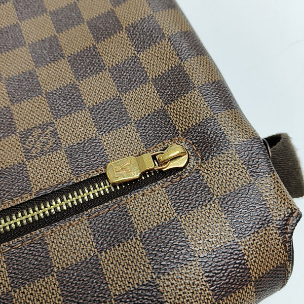 BROOKLYN Damier Ebene Coated Canvas Brown