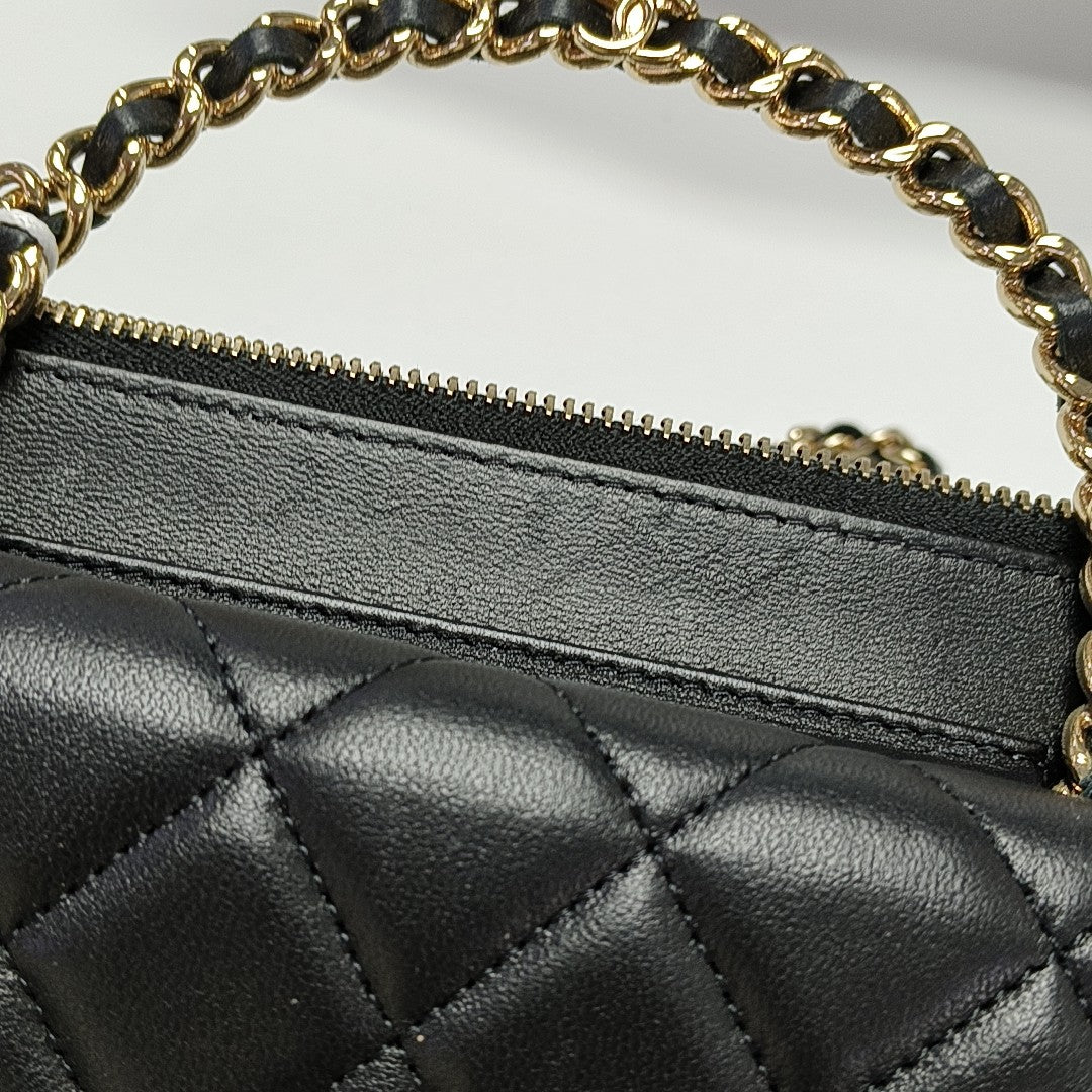 Quilted Lambskin Black