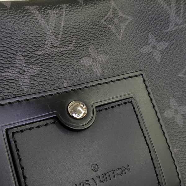 VOYAGER PM Monogram Coated Canvas Black