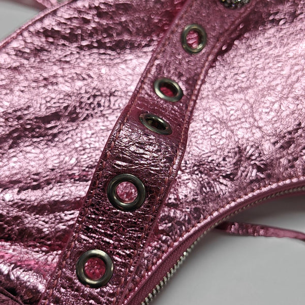 Le Cagole Mini Lambskin Pink