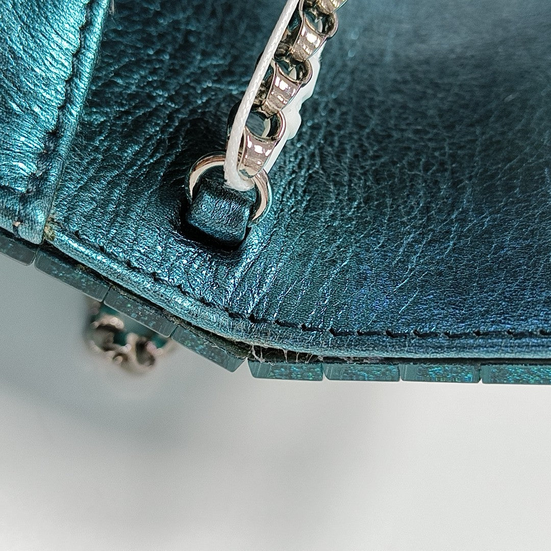 Special Material Crossbody Bag Blue