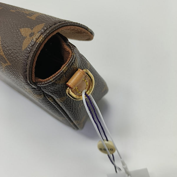 IVY Monogram Coated Canvas Brown
