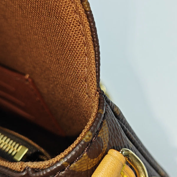 IVY Monogram Coated Canvas Brown