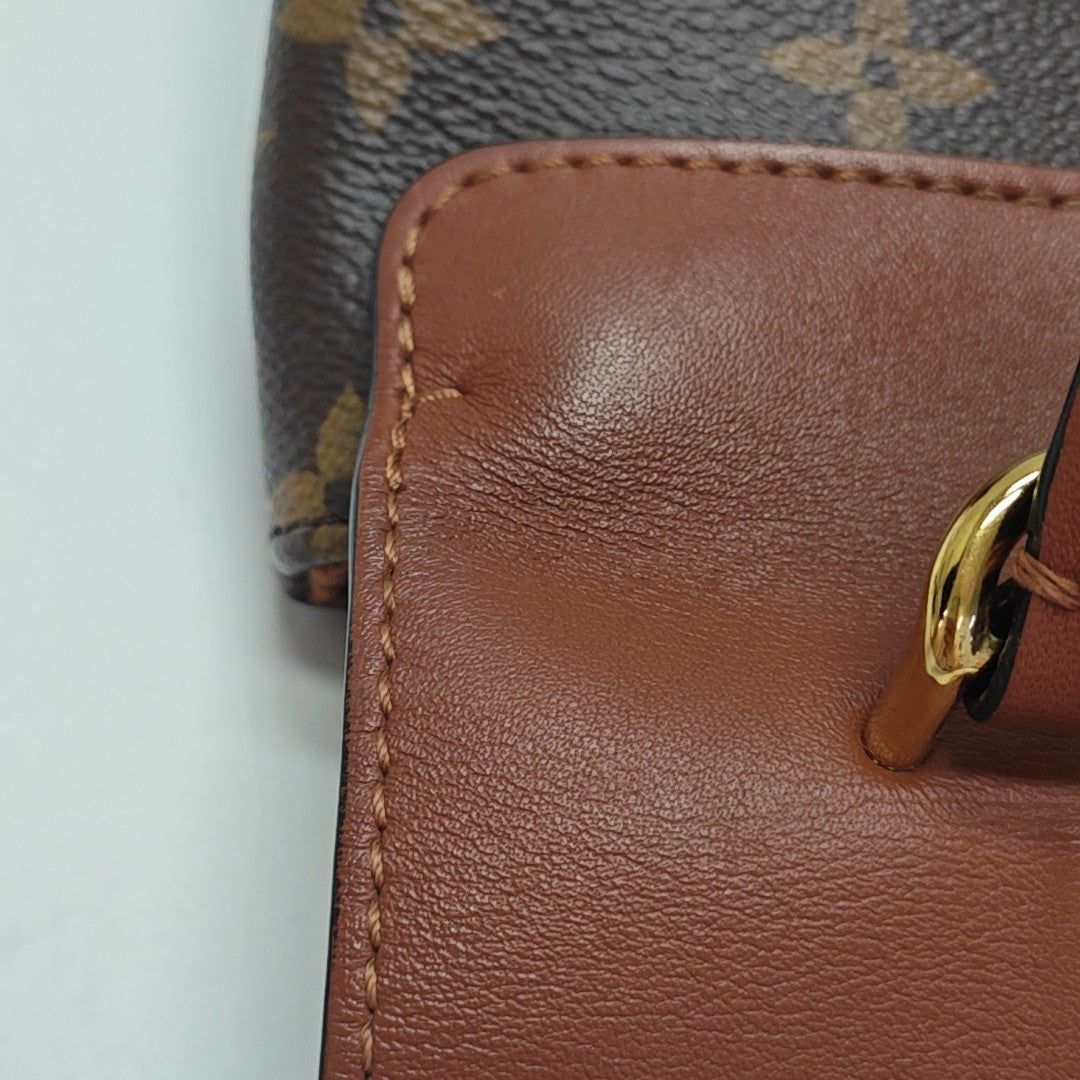 LOCKY BB Monogram Coated Canvas Brown