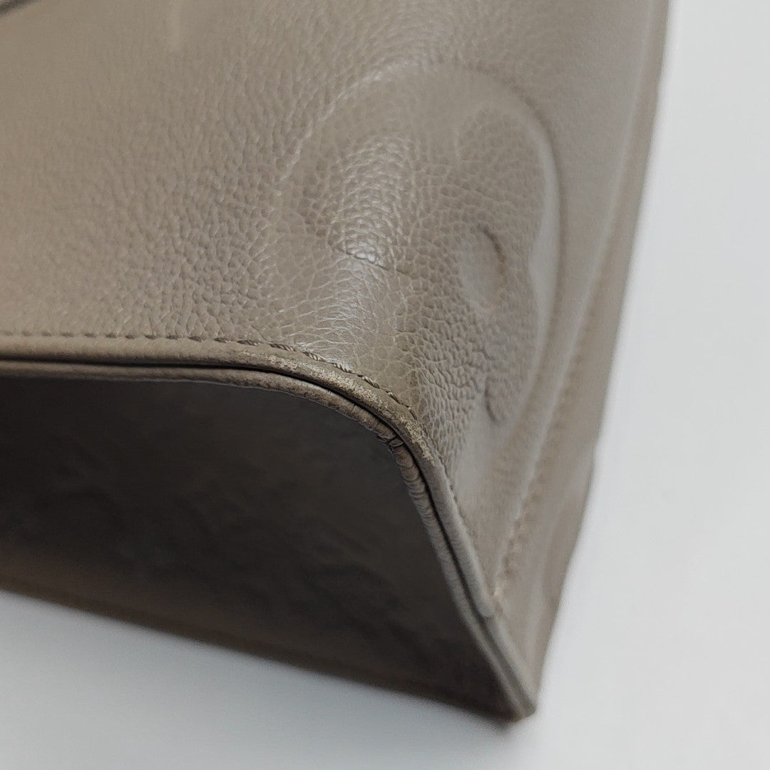 ONTHEGO MM Monogram Calfskin Gray
