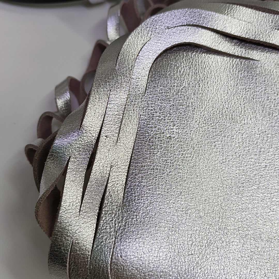 Special Material Shoulder Bag Purple