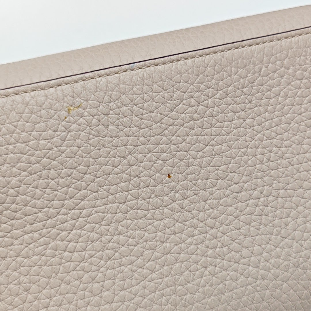 Calfskin Top Handle Bag Pink
