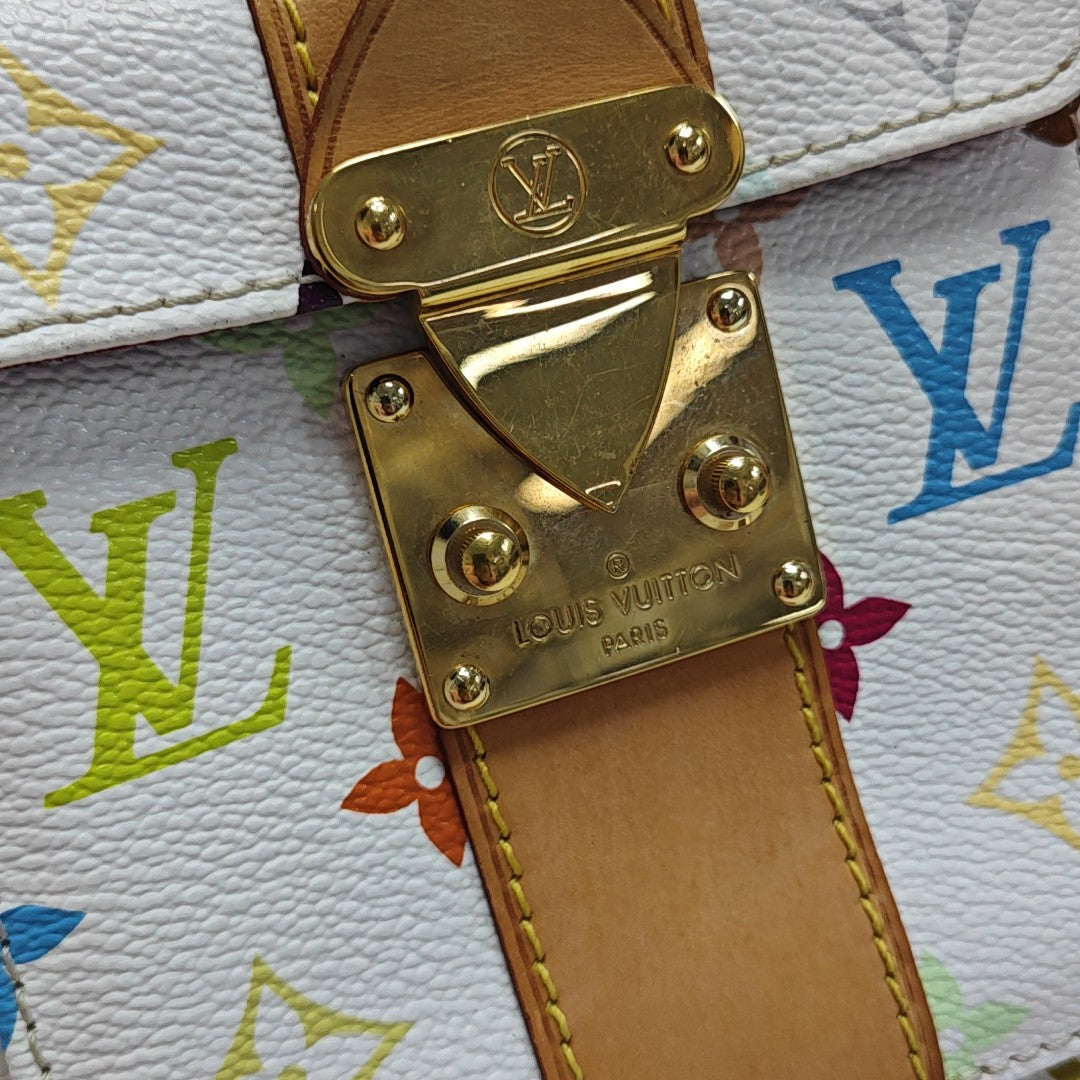 LV × TM SPEEDY 30 Monogram Coated Canvas White