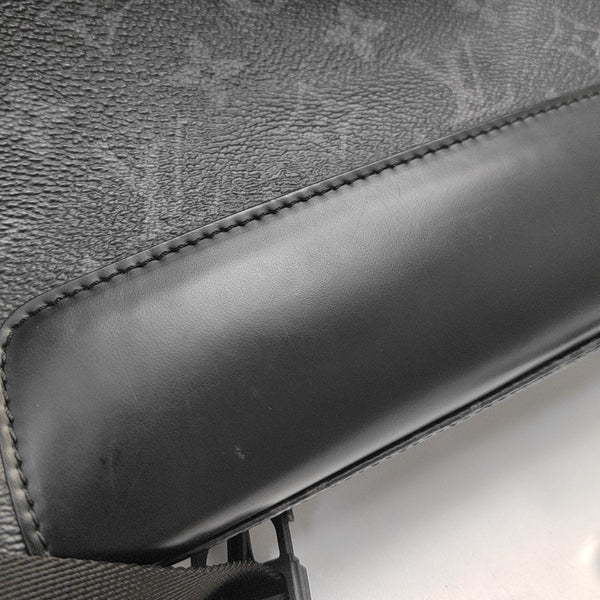 VOYAGER PM Monogram Coated Canvas Black