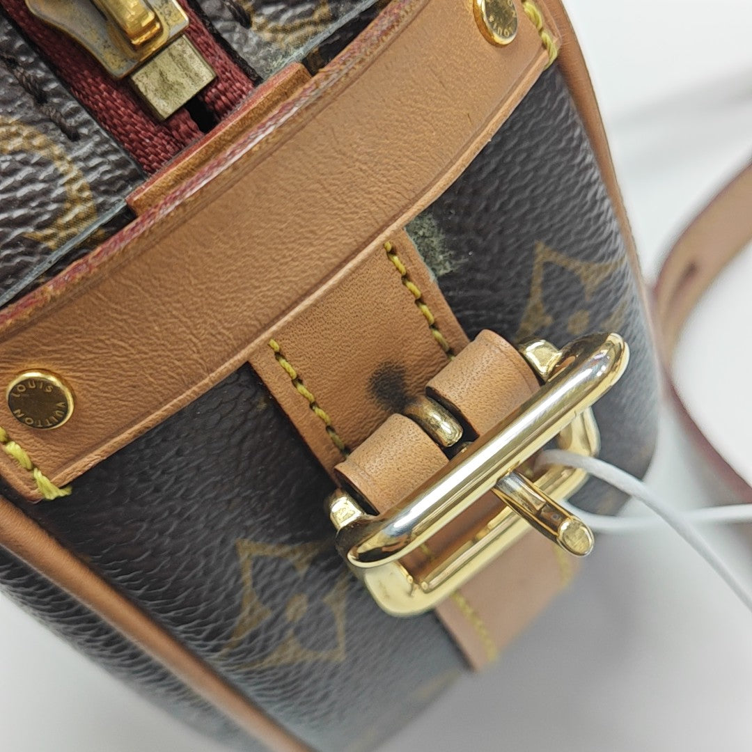 BOITE CHAPEAU PM Monogram Coated Canvas Brown